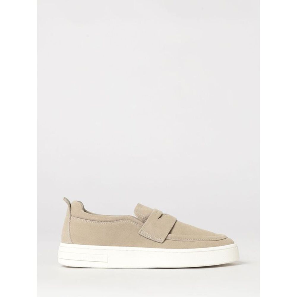 Armani Exchange Men Suede Sneakers Armani Exchange